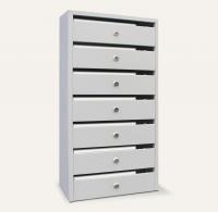 7 секционный почтовый ящик «Оптима Компакт»