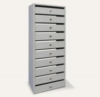 10 секционный почтовый ящик «Оптима Компакт»