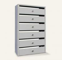 6 секционный почтовый ящик «Оптима Компакт»