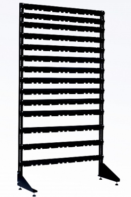 Стеллаж для хранения фитингов ( Арт. 1801-2/8/3 G-CH) 