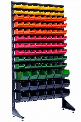 Универсальный стеллаж  с контейнерами  ( Арт. 1801-2/8/3 CH-Kombo)
