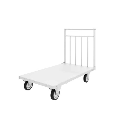 Купить Платформенная тележка оцинкованная усиленная ТПУ Ц 7 (800х1400). Комплект платформенных колес Ø125 мм серая резина (г/п 300кг) в Сочи. В наличии и под заказ в каталоге