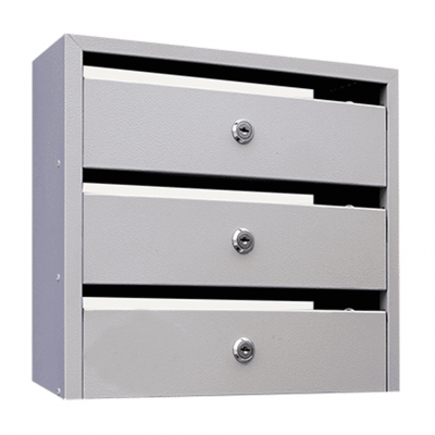 3 секционный почтовый ящик «Оптима Компакт»